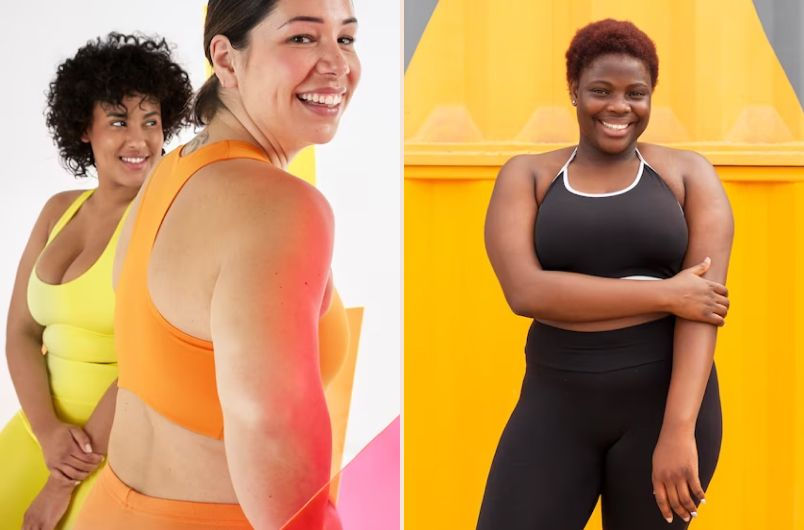 High-quality plus size activewear from Apparize, made with stretchy and breathable materials