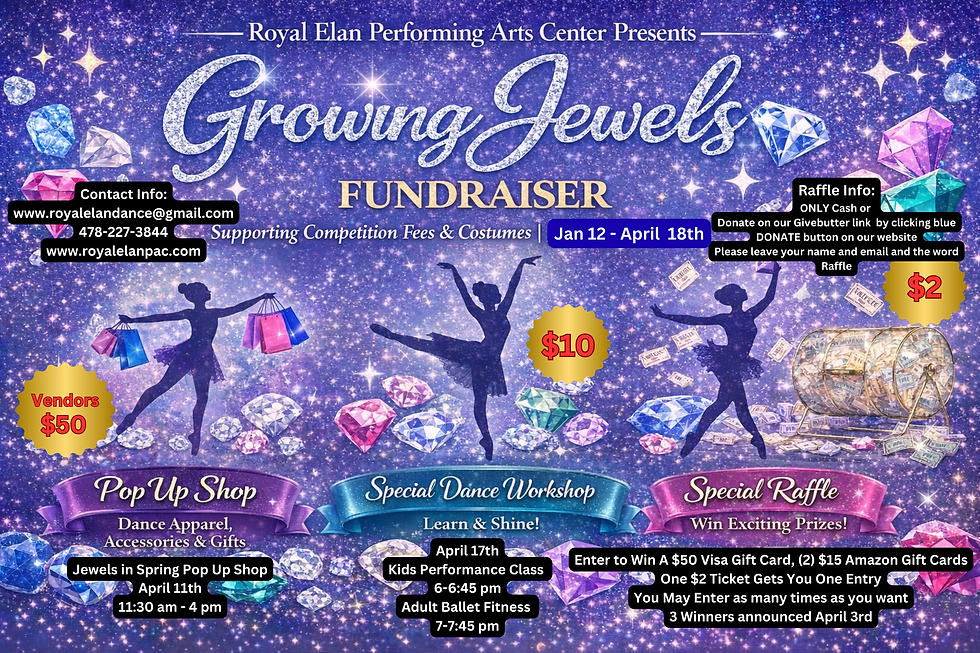 Fundraiser Growing Jewels Raffle Gift Cards
