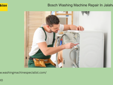 Bosch Washing Machine Repair In Jalahalli