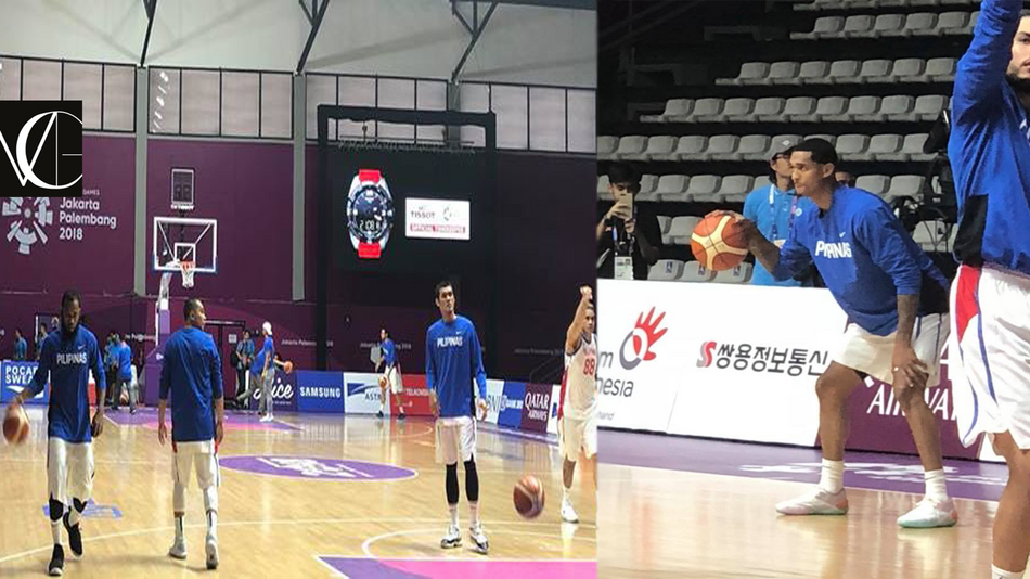 Gilas Pilipinas warming up for the Big Game against China!
