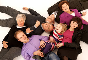 Familie beim Fotografen in Münster.
33