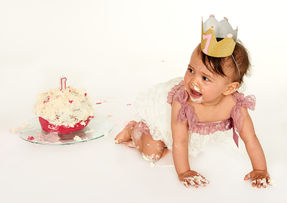 Baby beim Fotografen in Münster.