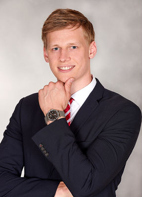 Businessportrait eines Mannes für Bewerbung und LinkedIn