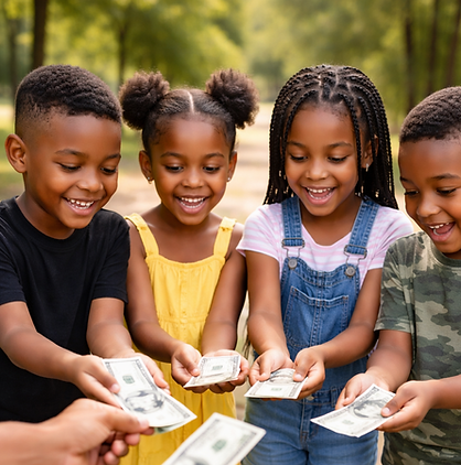 Children excited over receiving money.png