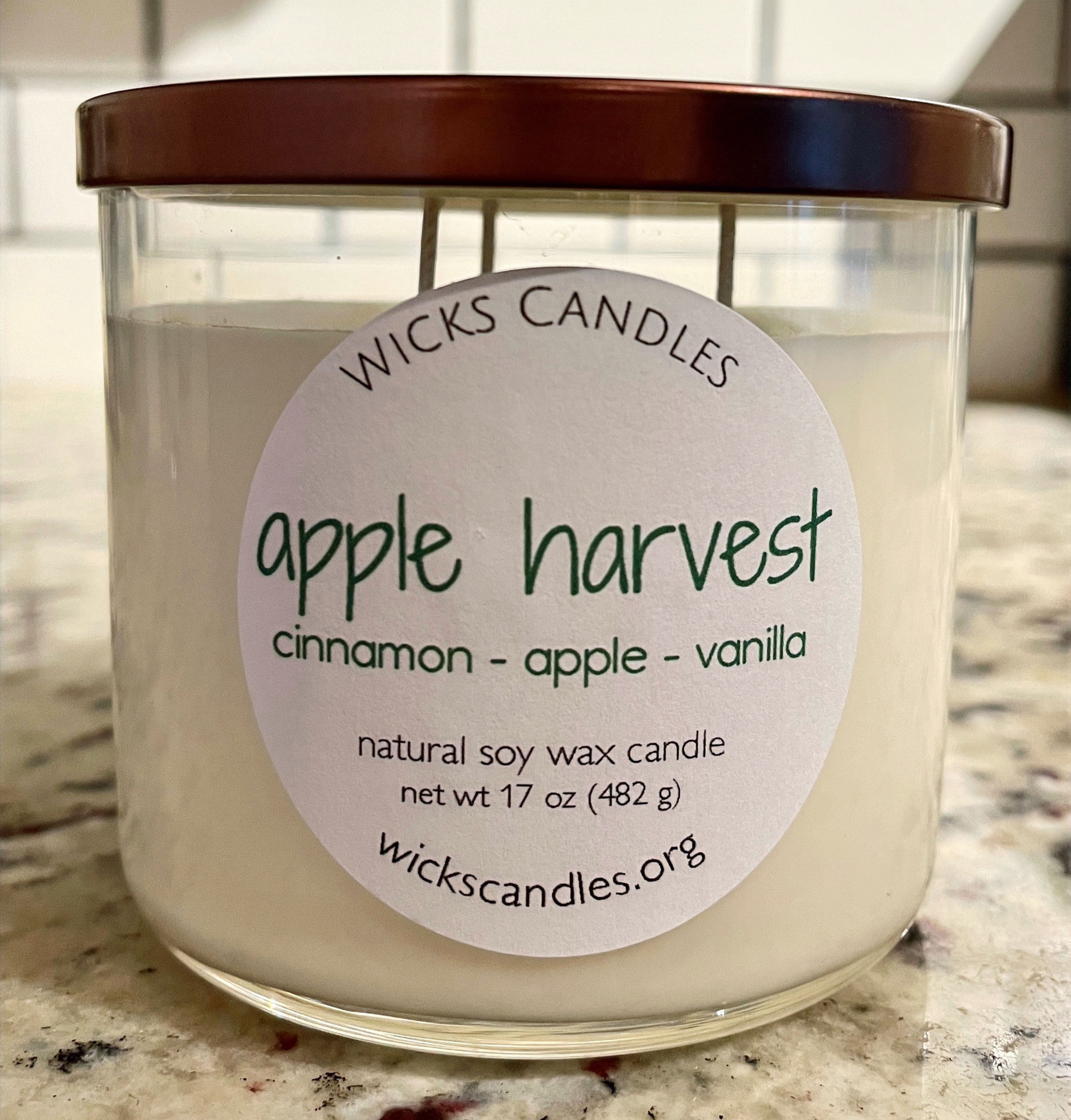 apple harvest - large three wick