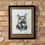 Thumbnail: German shepherd Dog print - by Chris Townson