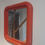 Thumbnail: SOLD -Rare Vintage  Orange 70s Crayonne mirror by Conran for Habitat