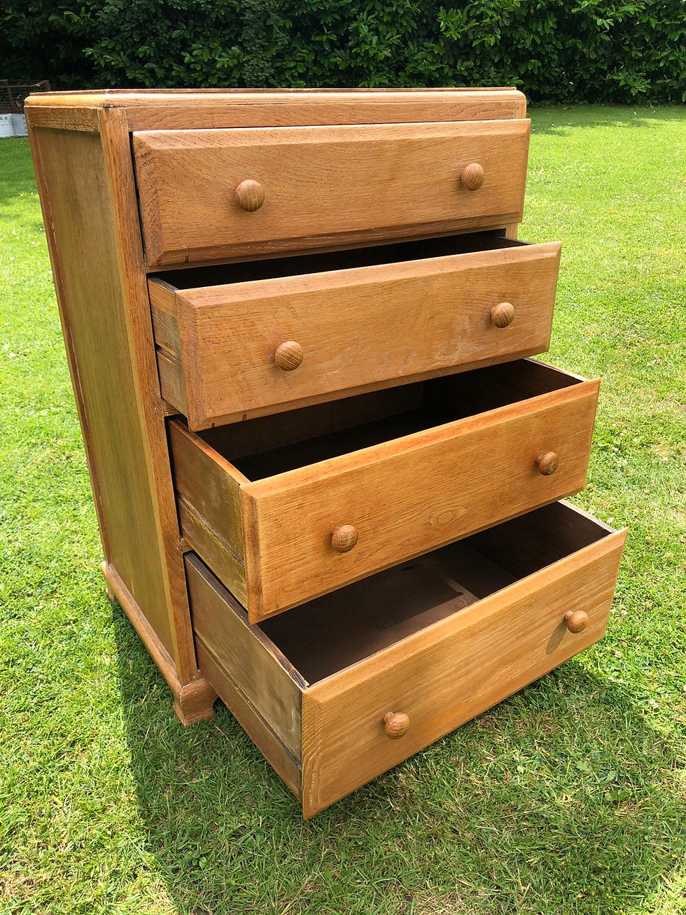 Thumbnail: NOW SOLD - Small oak chest of drawers