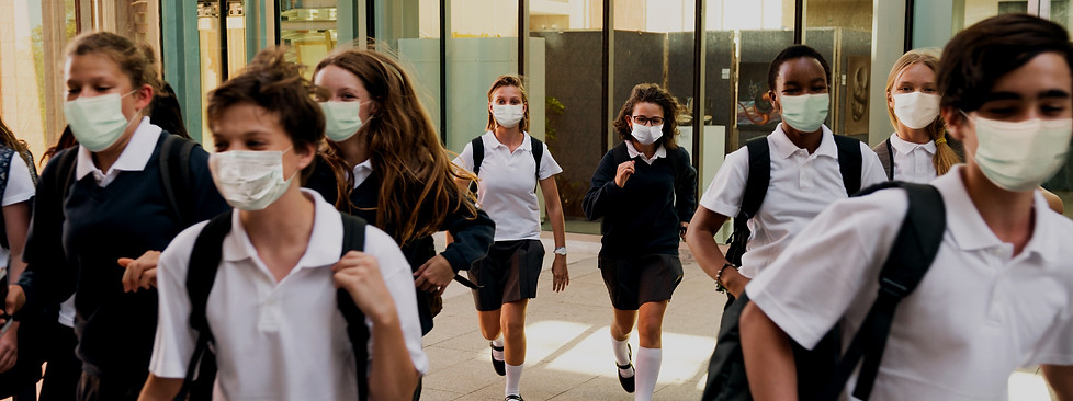high-school-students-wearing-masks-their