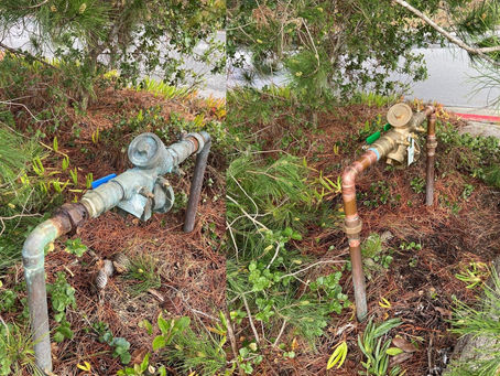 Before & After: Backflow replacement by Stephen 