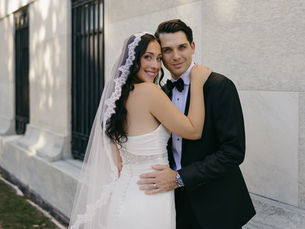 Anna + Noah’s Black-Tie Wedding at The Buffalo Club