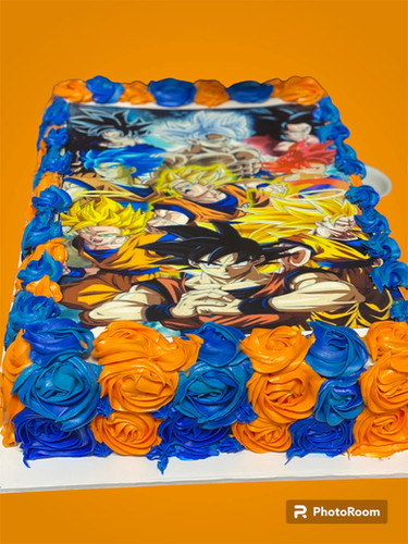 Dragon Ball z sheet cake | Sweet Treats By Ladi