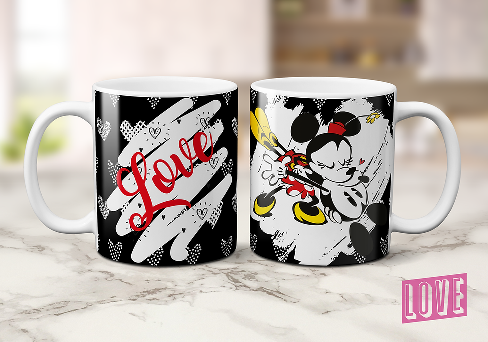 Pack tazones "Mickey y Minnie" - Modelo 10