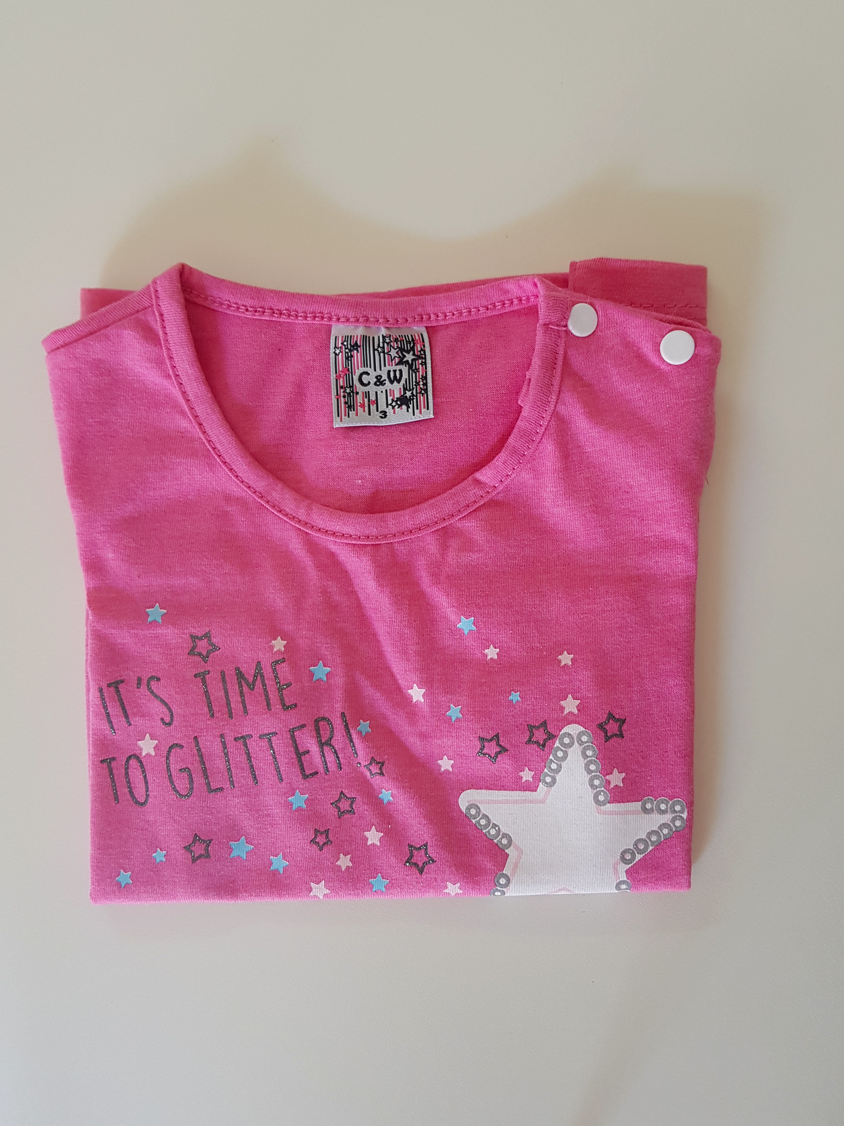Remera para nena - Tallas 3, 4 y 5
