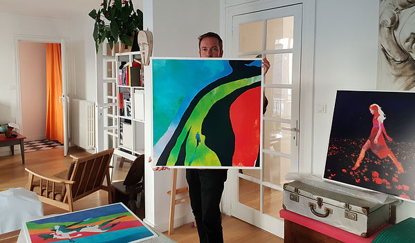 Alan Souquet - Tirage 70x70cm - World Wide Cut