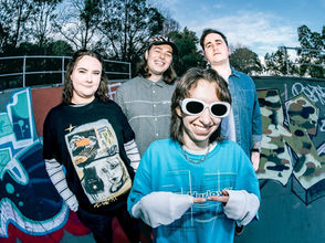 Facelift pictured in a skatepark by Gabrielle Michael 