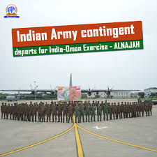 Indian Army Departs for 5th Edition of India-Oman Joint Military Exercise AL NAJAH