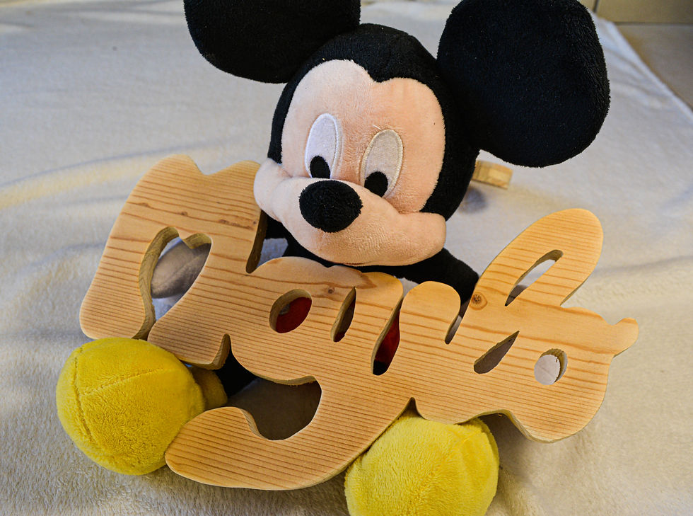 1 Prénom en bois personnalisé