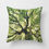 Miniature : Vintage Flower Tropical Leaves Cushion Cover