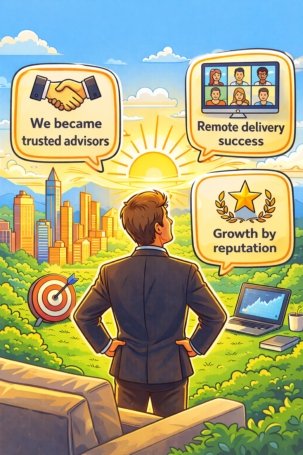 Founder reflecting on building a trusted, remote-first ERP consulting practice after seven years of delivering Acumatica implementations