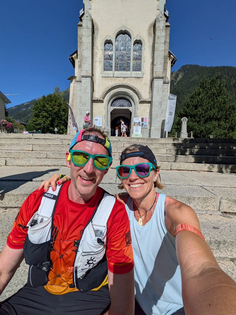 The end of a 5 day recce of the UTMB course.