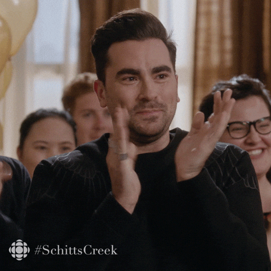 Schitts Creek Reaction GIF by CBC.gif