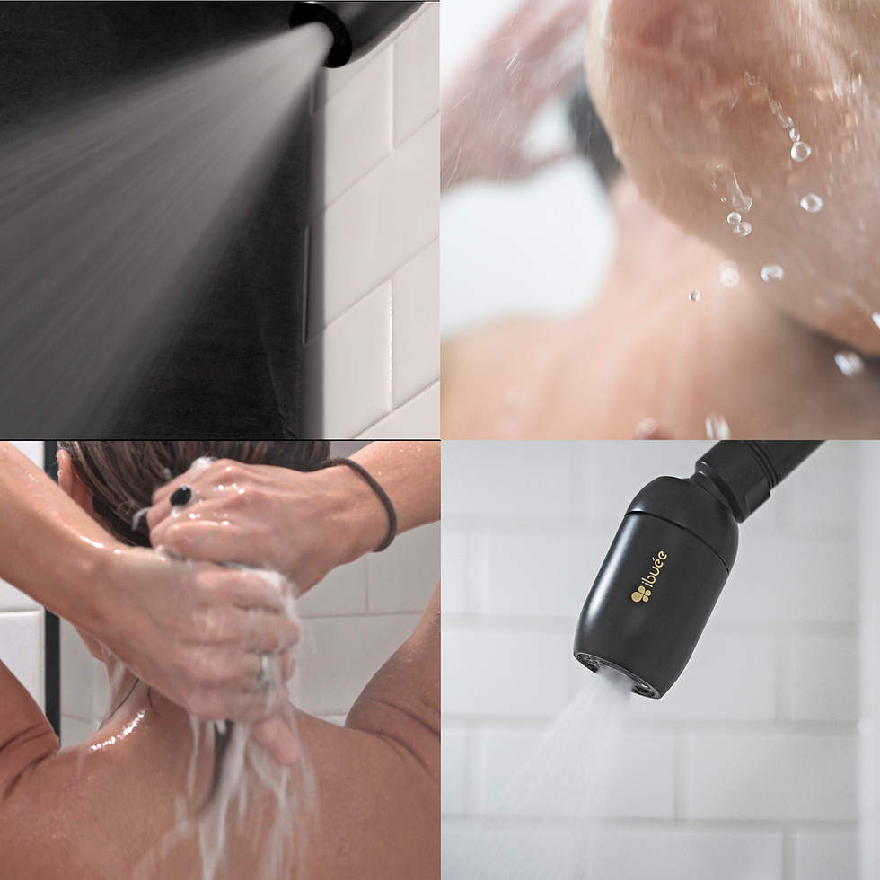 iBuee RainStorm Solid Metal Shower Head – Patented Full-Cone Misting Technology
