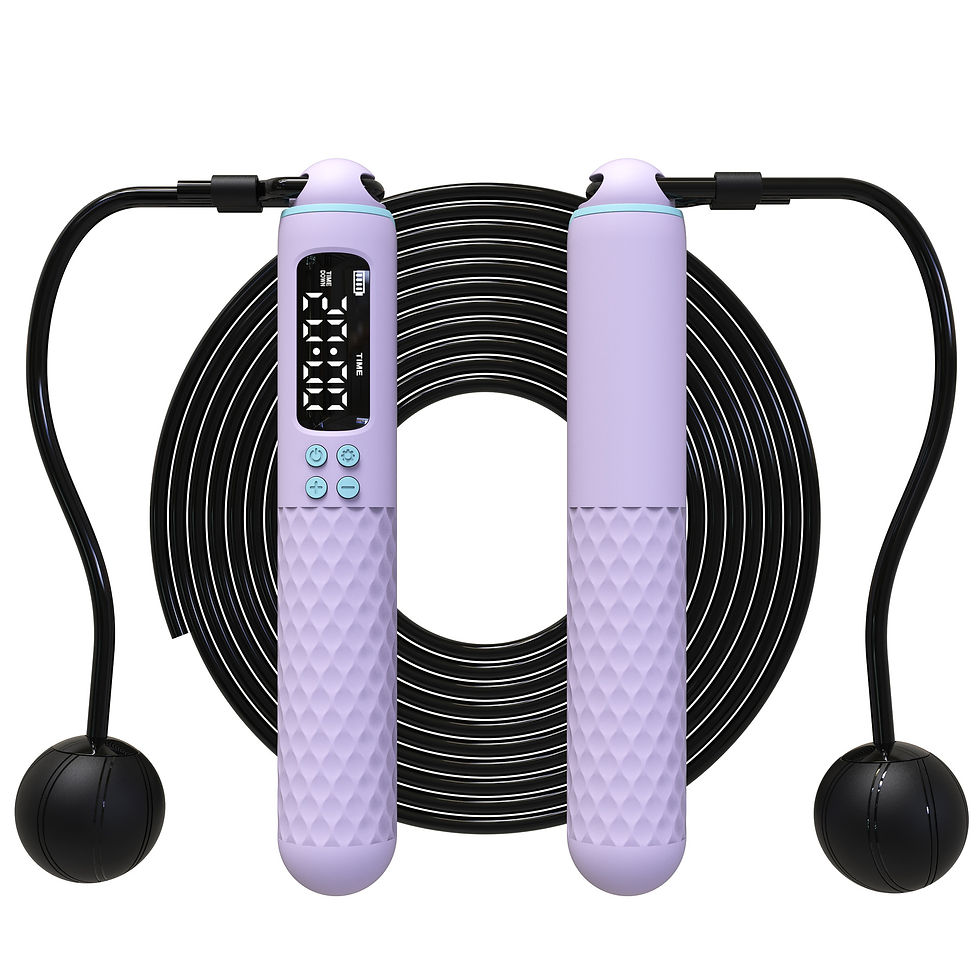 Thumbnail: Intelligent Counting Skipping Rope Rechargeable Dual-Mode Fitness Rope