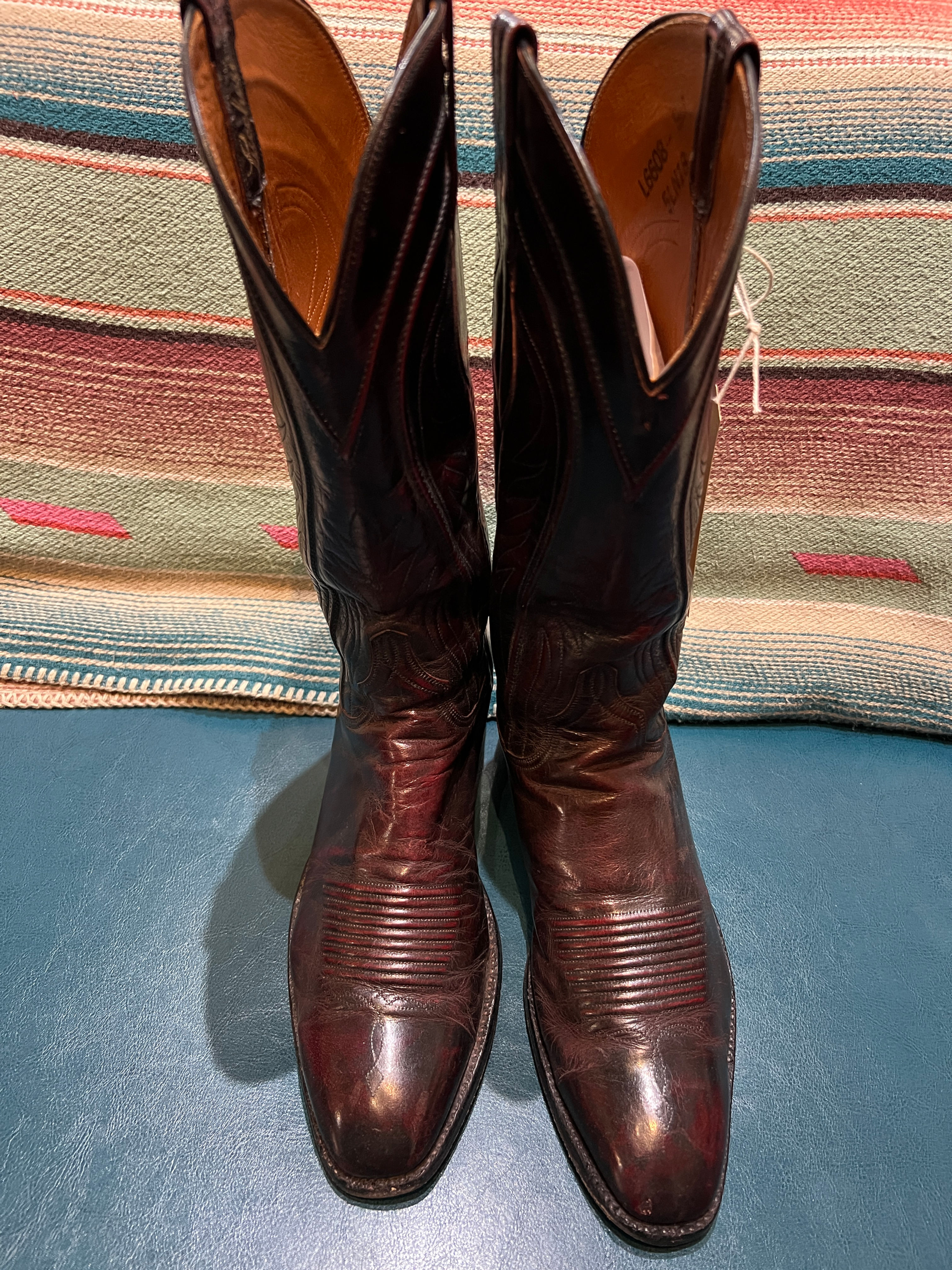 Vintage Lucchese L6608 Boots Sz 9B