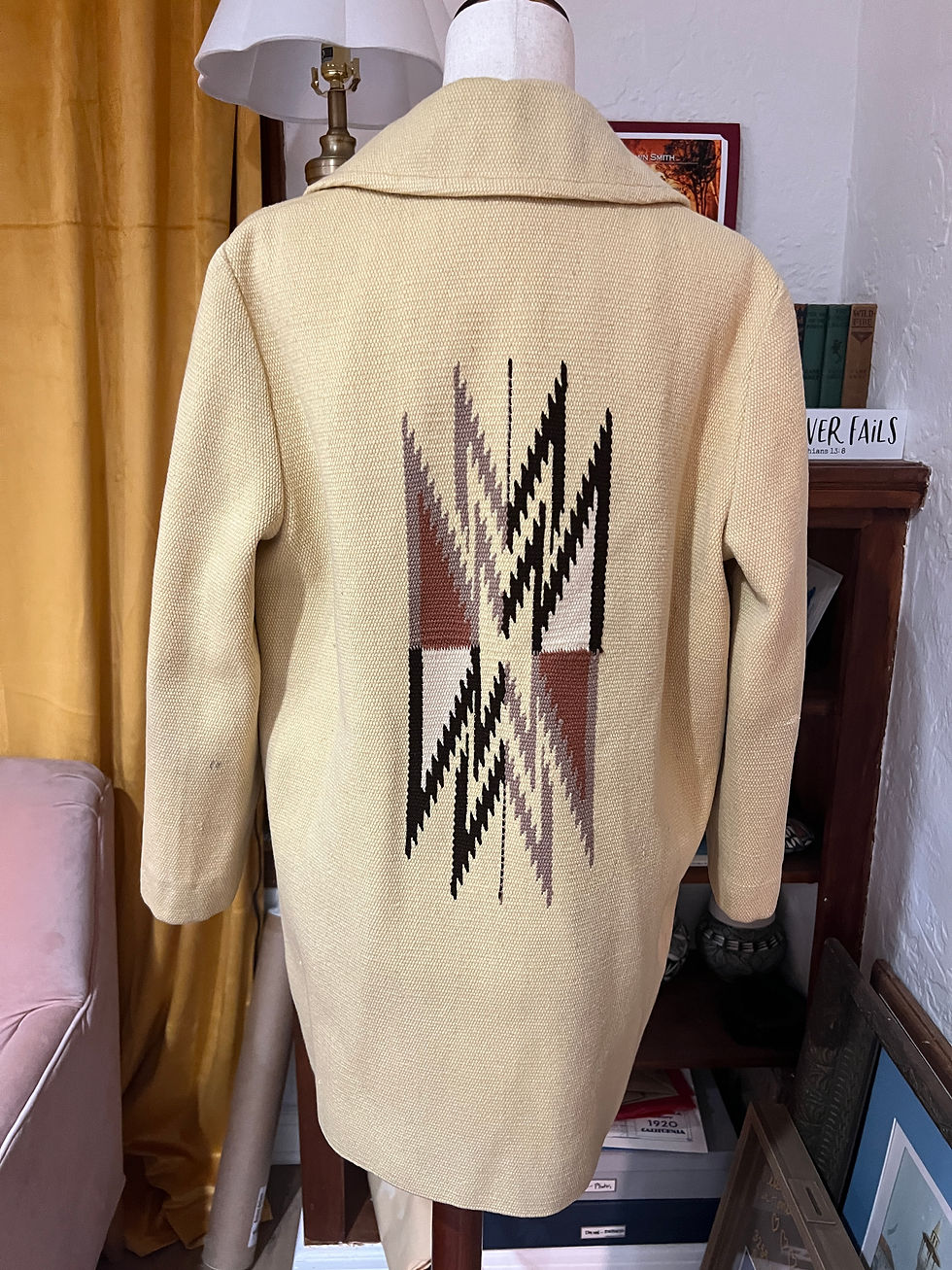 Thumbnail: Vintage Ortega's Chimayo Coat Sz M