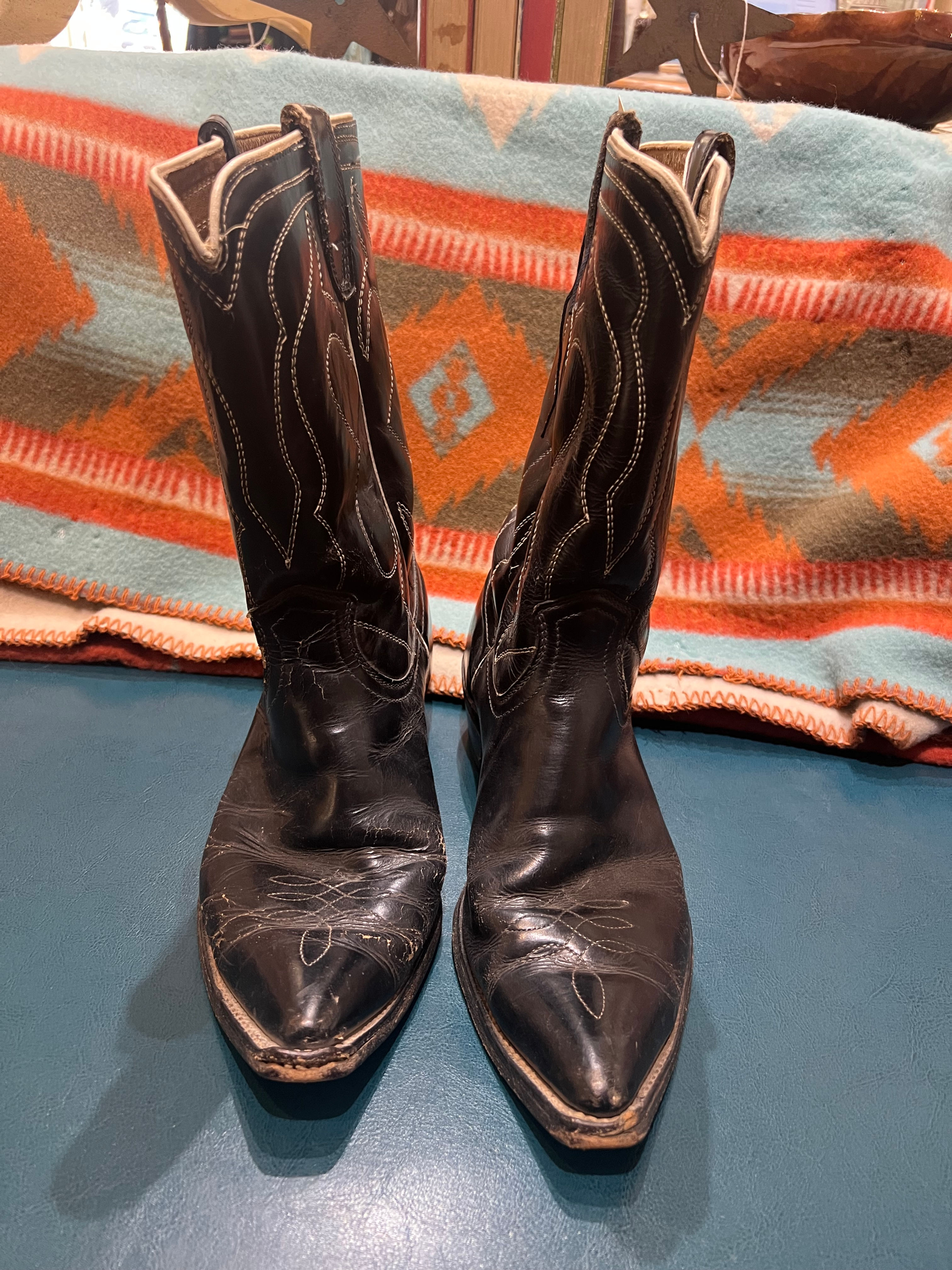 Durango 1964 Black Vaquero Boots- Sz 9.5D