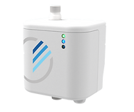 PearlAqua Deca 30C UV LED water disinfection unit providing pathogen reduction at flows of 1 to 12 litres per minute for residential and small commercial applications.