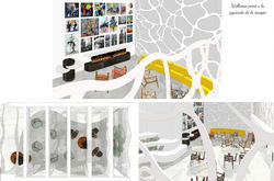 Vista del lobby desde la entreplanta