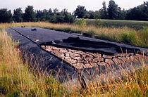 Cut open Geotextile Dewatering Tube