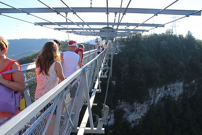 Hängebrücke im Sky Park