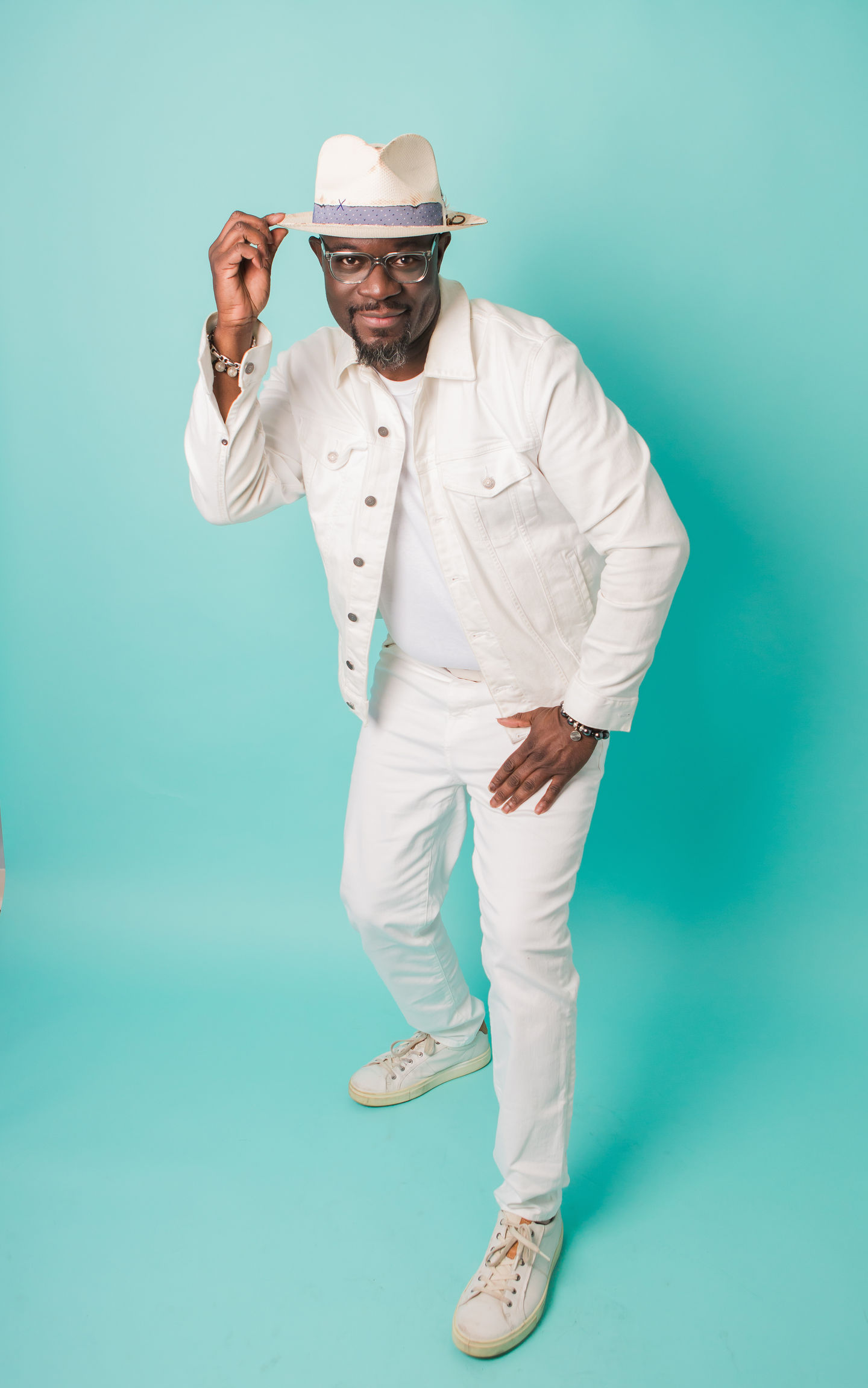 Professional branding session in Atlanta featuring a male entrepreneur with modern portraits.
