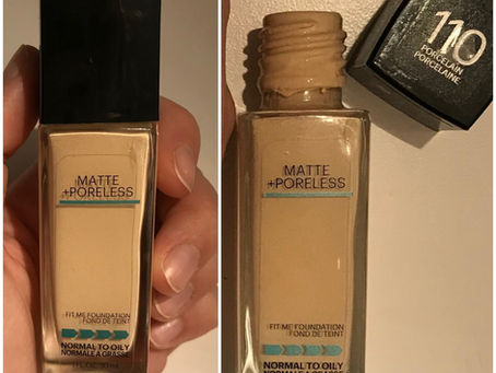 Fond de teint «Fit Me Matte + Poreless» de Maybelline