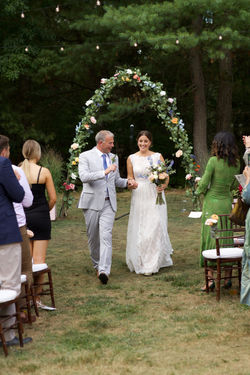 Intimate Backyard Wedding