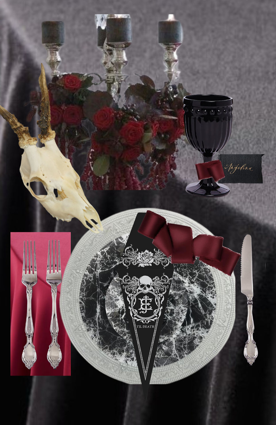 Gothic wedding design
