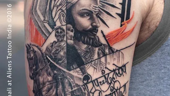 Chatrapati Shivaji Tattoo One of the swords of shivaji maharaj is now in london, in royal collection trust of. chatrapati shivaji tattoo