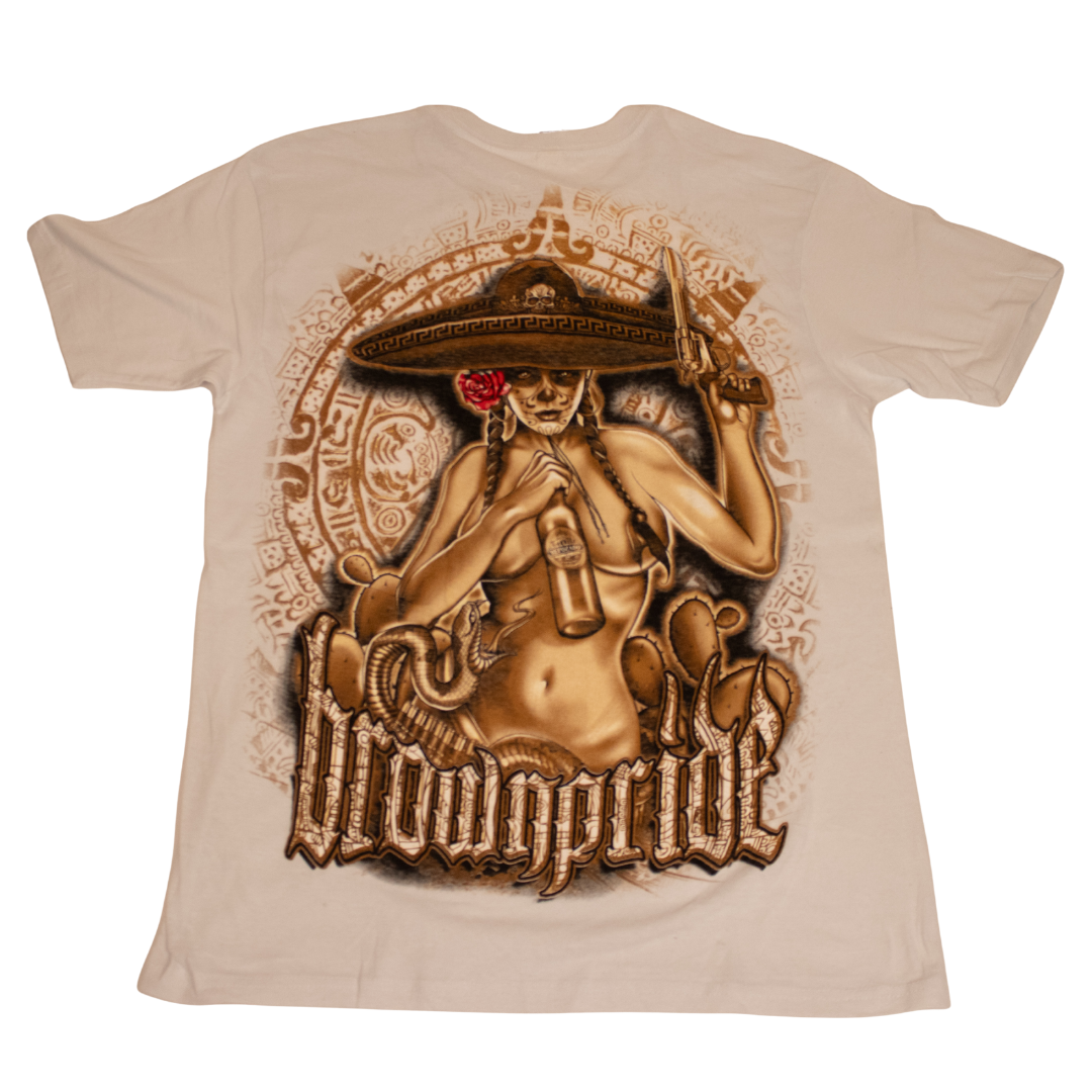 Empowered Mujer Brown Pride White Tee