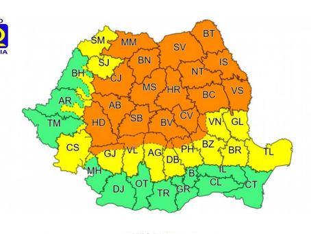 Cod portocaliu de furtuni puternice