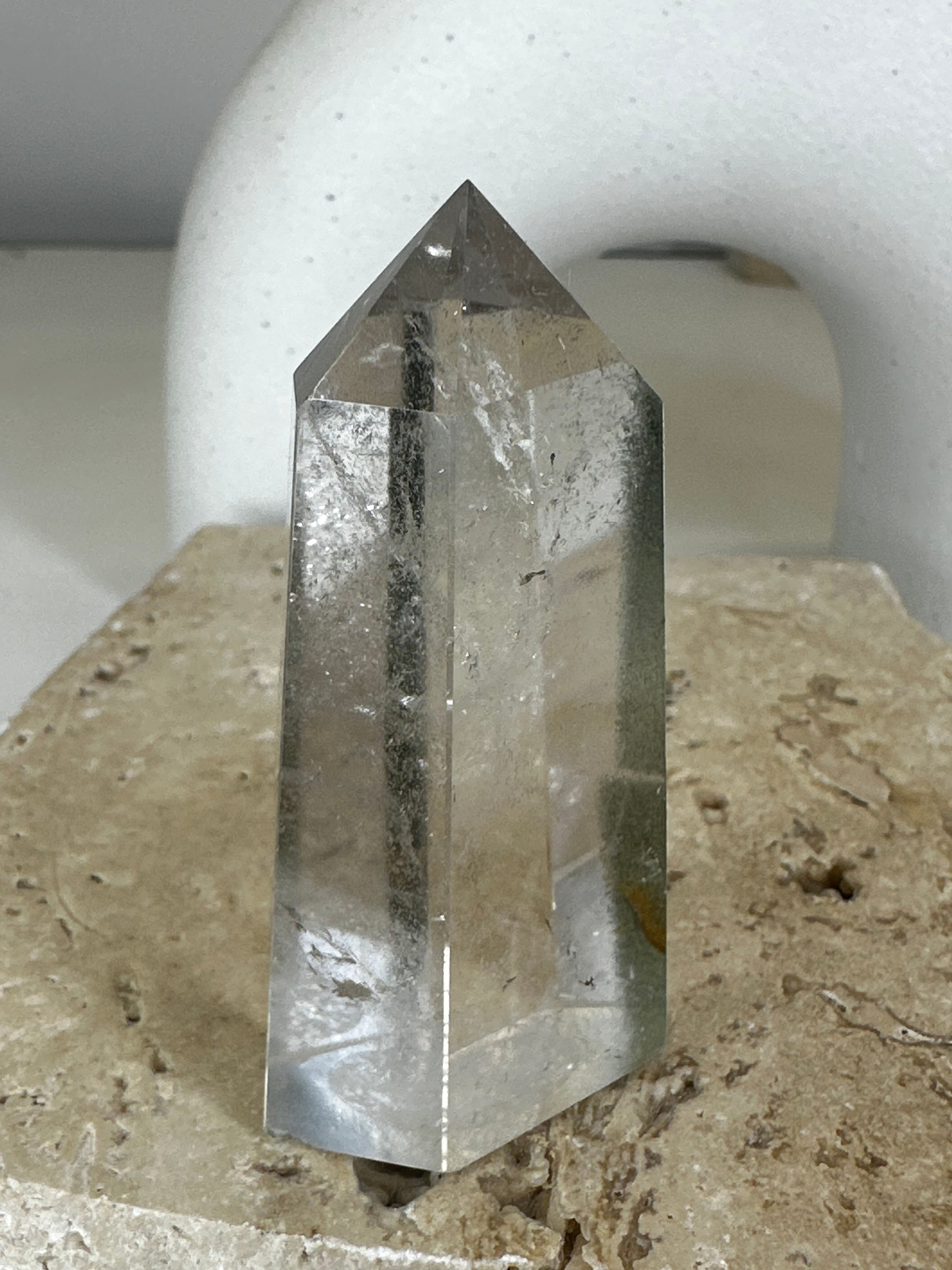 Smoky garden quartz tower 
