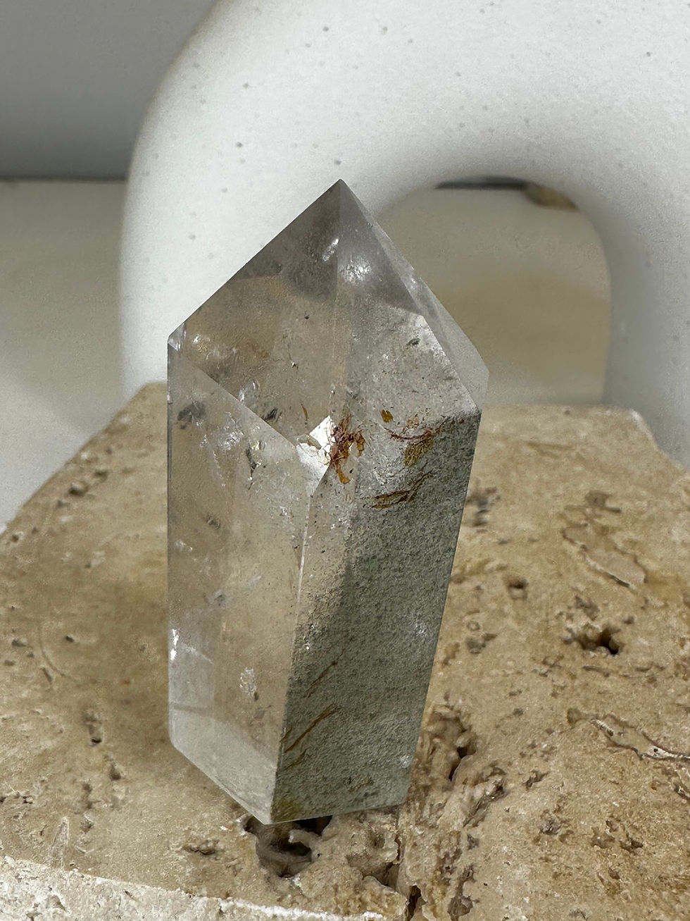Thumbnail: Smoky garden quartz tower 