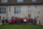 Overton's gather in front of the National Civil War Centre, Newark