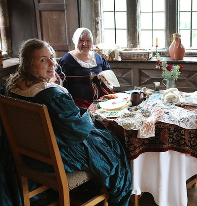 Overtons Regiment Ladies Living History Crafts Stitch Oakwell Hall