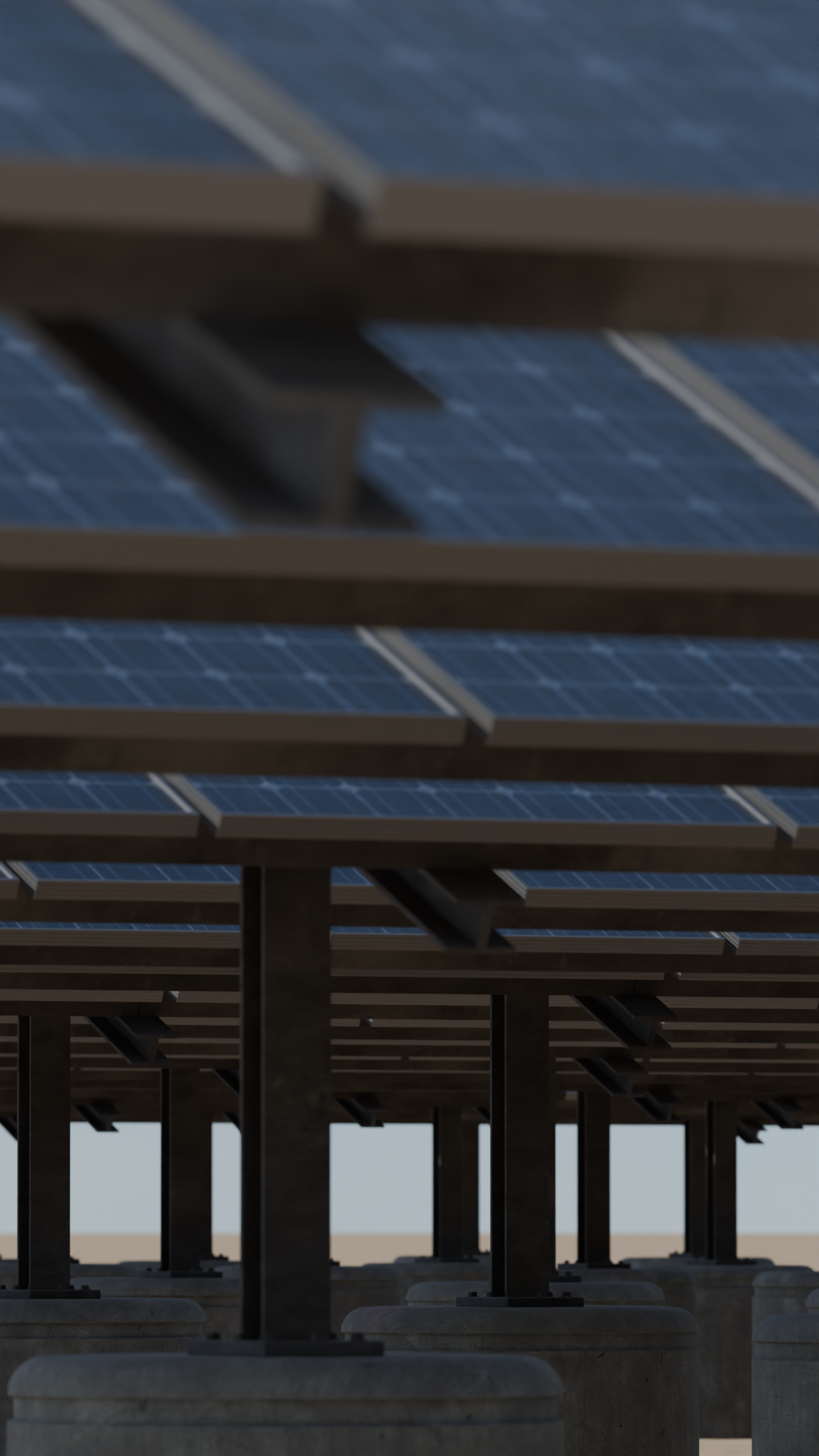 Sparklean Solar Panel Cleaning Robot - 3D Rendering, Animation and Visualisation. Product Animation