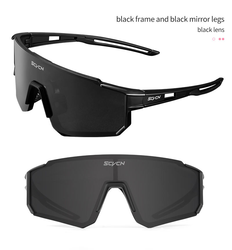 Miniatura: SCVCN Fsshion Sunglasses Street Cycling Glasses Bike Men UV400 Sports MTB Outdoo