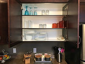 Clear Lake Manitoba Cabin Rentals - Cabin 6 Kitchen Cupboard 1