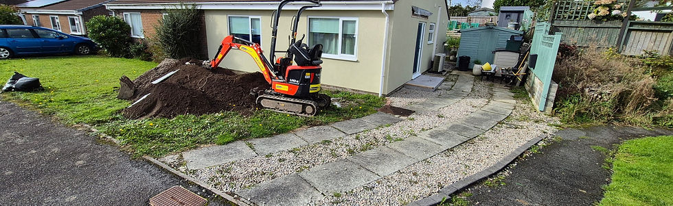 Professionally laid block pave driveway in Yelverton, Devon